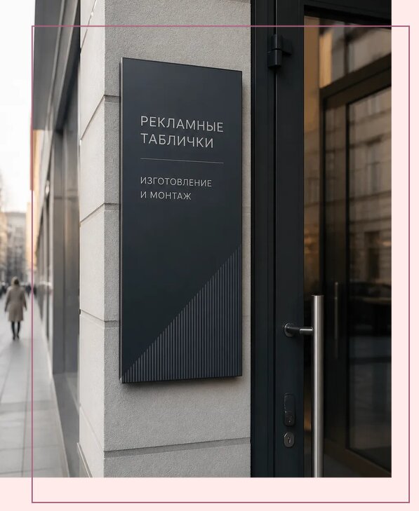 Рекламные таблички в Лангепасе по цене от 4545 р. | Аванза-Лнг