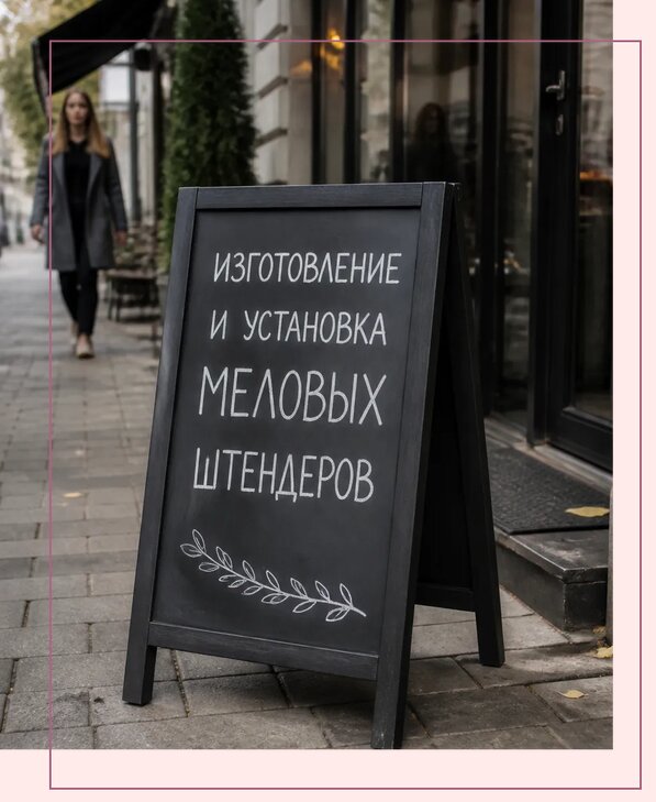Меловые штендеры в Лангепасе по цене от 6565 р. | Аванза-Лнг